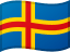 Aland Islands flag